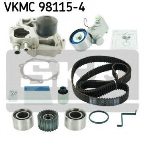 Водяний насос + комплект зубчастого ременя SKF VKMC 98115-4 (фото 1)
