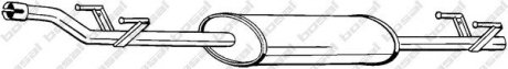 Выхлопная труба Спр 611дв BOSAL Bosal Benelux N.V. 288231