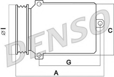 Компрессор кондиционера AUDI A6 2.7_3.0TDI 07-10 - Denso DCP02090