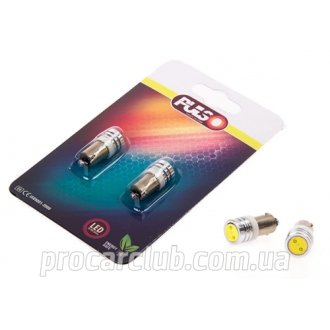 Лампи /габаритні/LED T8.5/1SMD-HP/12v1.0w White Pulso LP-90100 (500) (фото 1)