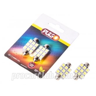 Лампы /софитные/LED SV8.5/8/T11x41mm/9 SMD-5050/12v/White Pulso LP-85419 (50/500) Taiwan (фото 1)