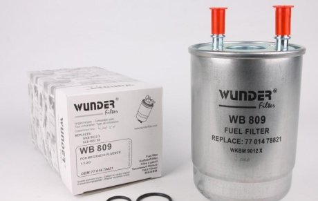 Фільтр паливний Renault Megane/Scenic 1.5-2.0DCI 08- WUNDER WB-809