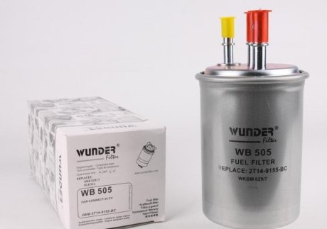 Фильтр топливный Ford Connect 1.8Di (90ps) WUNDER WB-505