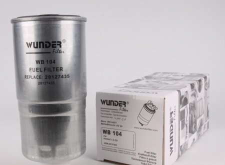 Фільтр паливний VW/Audi 1.6/1.9D/TD WUNDER WB-104