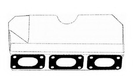 Прокладка выпускного коллектора BMW E46 320i, E85 Z4 3.0i 10.97- BGA MG0585 (фото 1)