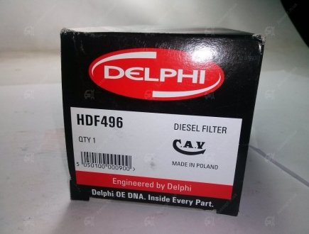 Фильтр топливный DELPHI HDF496 (фото 1)