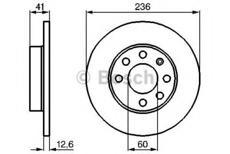 Тормозной диск Bosch 0 986 479 B20