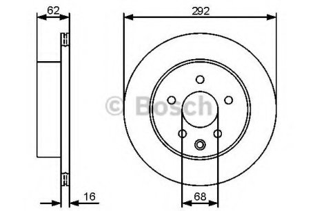 Тормозной диск Bosch 0 986 479 C12 (фото 1)