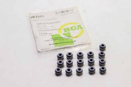 Набор сальников клапанов BGA VK2315