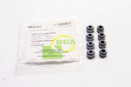 Набор сальников клапанов BGA VK5392 (фото 1)
