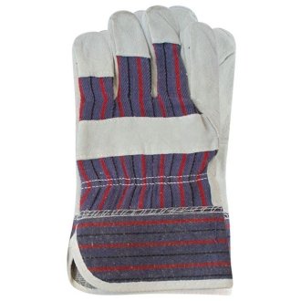 Замшева рукавичка комбінована з цільного матеріалу на долоні. 10,5" Intertool SP-0150 (фото 1)