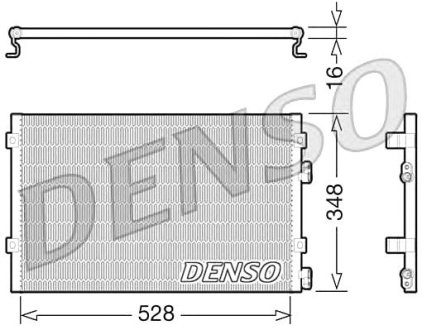 Радіатор кондиціонера Denso DCN06004