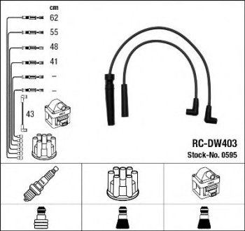 Провід високовольтні - NGK RC-DW403 (фото 1)