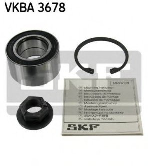 Подшипник ступицы, комплект FORD Ka "F "1,0/1,6L "96-08 SKF VKBA3678 (фото 1)