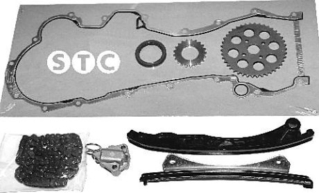 Комплект ГРМ (ланцюг, натягувач, черевик, прокладка) 1.3JTD/CDTi Doblo/Combo 04- STC T405239 (фото 1)