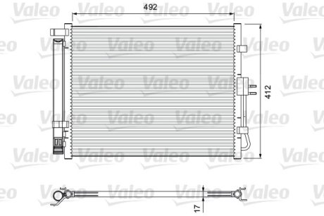 Радиатор кондиционера VL VALEO 814402 (фото 1)