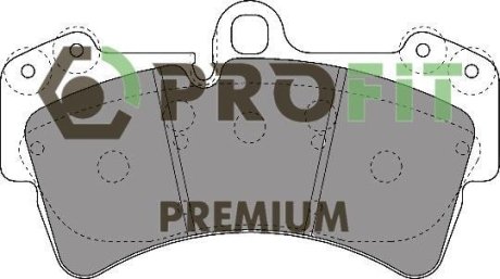 Колодки тормозные дисковые PROFIT 5005-1626 (фото 1)