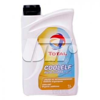 Охлаждающая жидкость Coolelf Auto Supra, G12 (оранжево-розовый), 1л TOTAL 172766