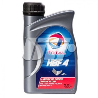 Тормозная жидкость HBF 4, 0.5л TOTAL 181942