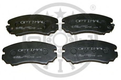 Колодки дискові гальмові передні, комплект OPTIMAL 12267 (фото 1)