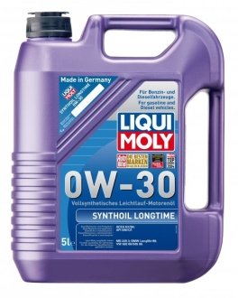 Олія моторна Synthoil Longtime 0W-30 (5 л) LIQUI MOLY 8977 (фото 1)