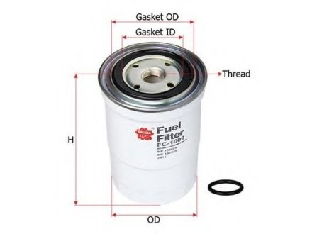 Фильтр топливный SAKURA FC1009 (фото 1)