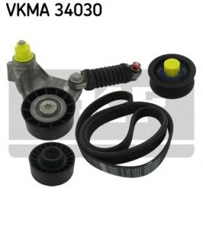 Ремень поликлиновый комплект SKF VKMA34030