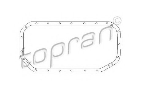 Прокладка, масляний піддон Topran (Hans Pries) 500777 (фото 1)