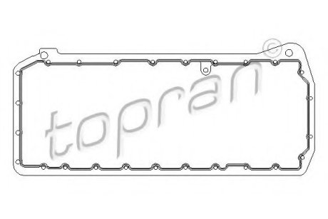 Прокладка, маслянный поддон Topran (Hans Pries) 500906