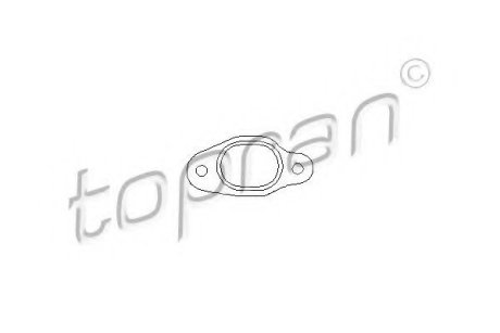 Прокладка, выпускной коллектор Topran (Hans Pries) 100318 (фото 1)