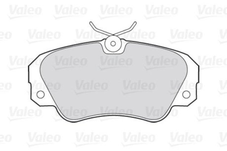 Колодки тормозные передние VALEO 301256 (фото 1)