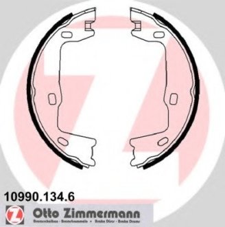 Комплект тормозных колодок, стояночная тормозная система Otto Zimmermann GmbH 109901346 (фото 1)