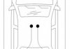 Трос, стоянкова гальмівна система COFLE 104134 (фото 2)
