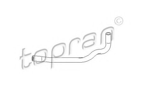 Патрубок радиатора охлаждения Topran (Hans Pries) 103001 (фото 1)