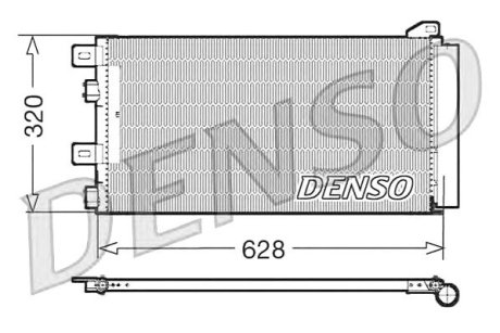 Радиатор кондиционера Denso DCN05101