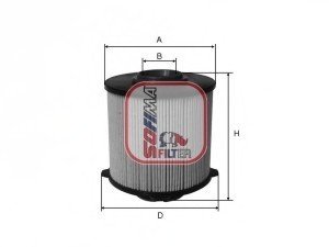 Фильтр топливный в сборе Sofima S6058NE (фото 1)