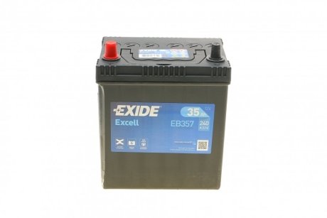 Стартерная аккумуляторная батарея; Стартерная аккумуляторная батарея EXIDE EB357 (фото 1)