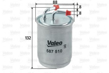 Фильтр топливный в сборе VALEO 587510 (фото 1)