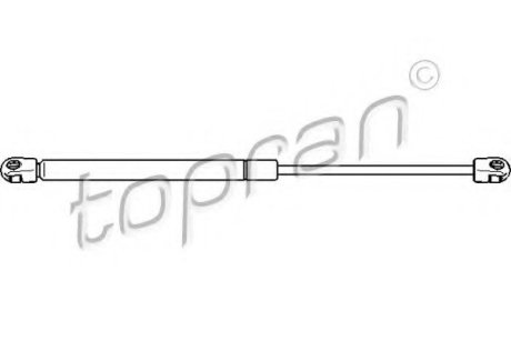 Упругий элемент, крышка багажника / помещения для груза Topran (Hans Pries) 110267