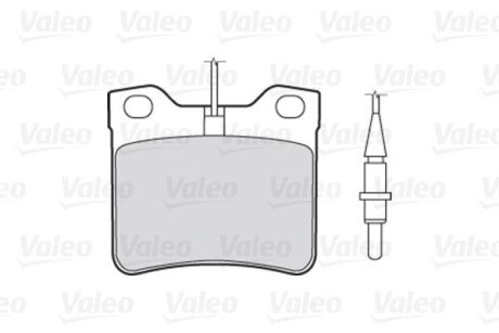 Комплект тормозных колодок VALEO 301062 (фото 1)