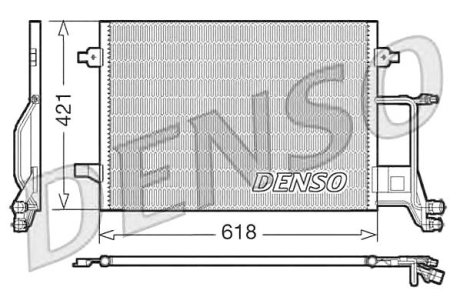 Радіатор кондиціонера Denso DCN02013 (фото 1)