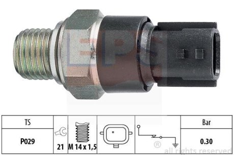 Датчик тиску масла Dacia Logan,1.5DCi/1.6i 09.04- EPS 1800181