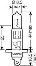 Лампочка передньої фари OSRAM 64150NBUHCB (фото 1)