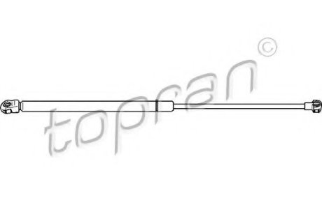 Упругий элемент, крышка багажника / помещения для груза Topran (Hans Pries) 109902 (фото 1)