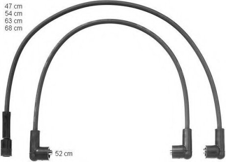 Провода высоковольтные BERU ZEF1055 (фото 1)