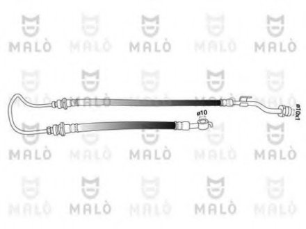 Шланг тормозной - MALO 81025 (фото 1)
