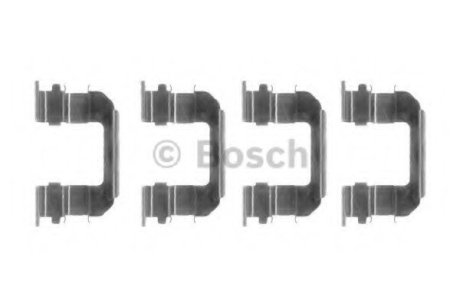 Комплектуючі, колодки дискового гальма Bosch 1987474394 (фото 1)