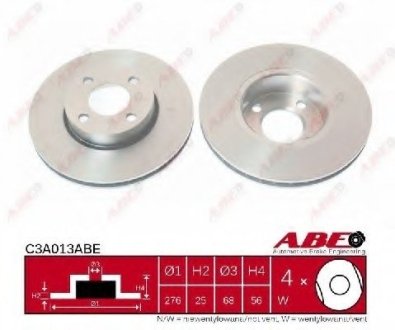 Тормозной диск - ABE C3A013ABE