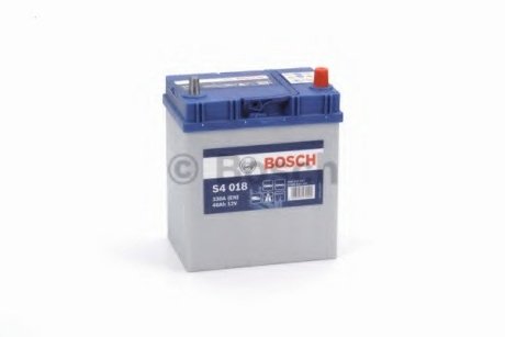 Аккумуляторная батарея S4 Silver Asia [12V 40Ah 330A B00] - Bosch S4018 (фото 1)