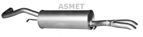 Глушник вихлопних газів кінцевий ASMET 06019 (фото 1)